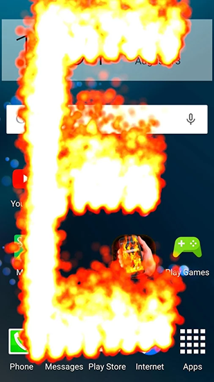 Écrans de Fire phone screen pour tablette et téléphone Android.