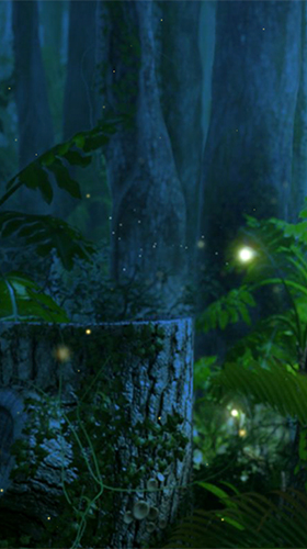 Скриншот Fireflies by Wallpapers and Backgrounds Live. Скачать живые обои на Андроид планшеты и телефоны.
