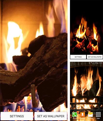 Download live wallpaper Fireplace sound for Android. Get full version of Android apk livewallpaper Fireplace sound for tablet and phone.