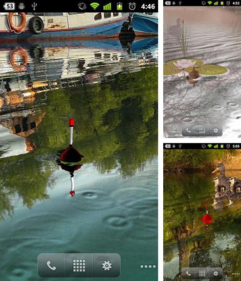 Дополнительно к живым обоям на Андроид телефоны и планшеты Хищник 3D, вы можете также бесплатно скачать заставку Fishing.