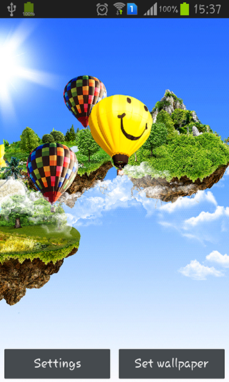 Télécharger le fond d'écran animé gratuit Iles volantes. Obtenir la version complète app apk Android Flying islands pour tablette et téléphone.