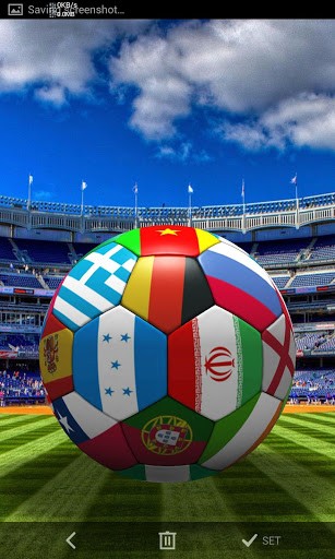 Football 3D live wallpaper for Android