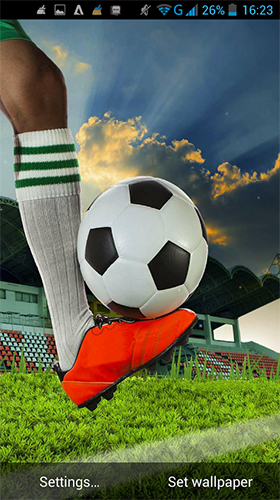 Écrans de Football by LWP World pour tablette et téléphone Android.