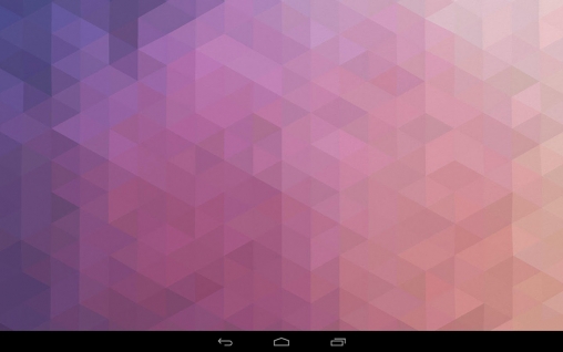 Écrans de Fracta pour tablette et téléphone Android.