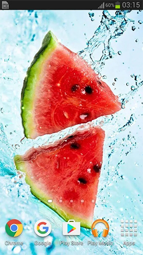 Screenshots of the Fruits in the water for Android tablet, phone.