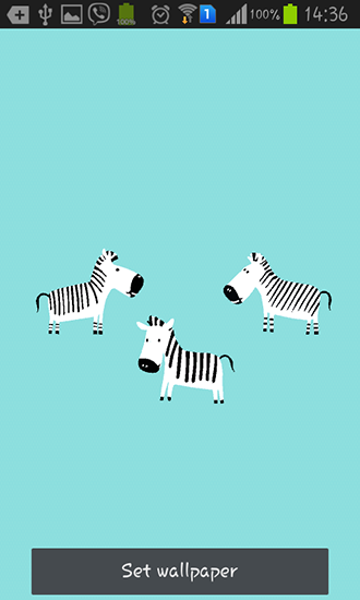 Funny zebra