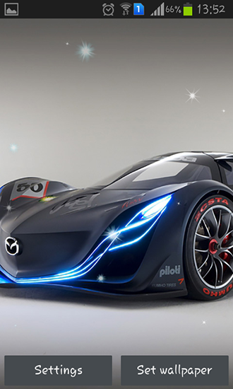 Futuristic Sports Car Racing Live Wallpaper - free download