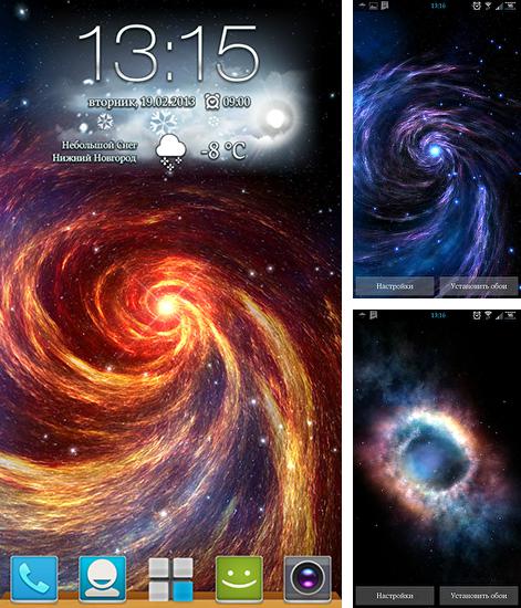 Download live wallpaper Galaxy pack for Android. Get full version of Android apk livewallpaper Galaxy pack for tablet and phone.
