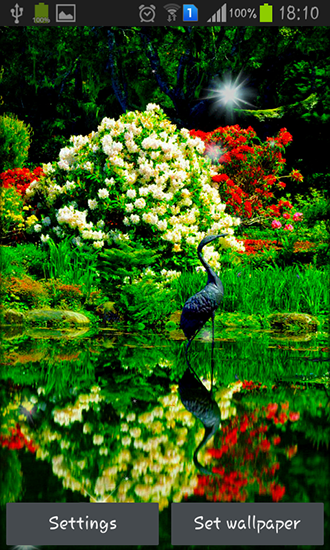 Garden live wallpaper for Android. Garden free download for tablet and  phone.