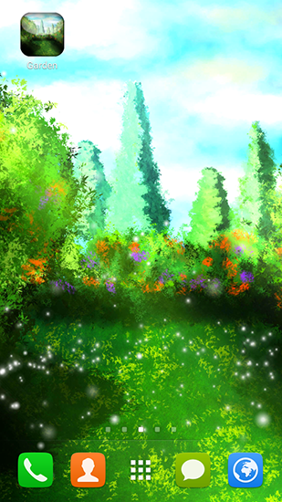 Garden by Wallpaper art für Android spielen. Live Wallpaper Garten kostenloser Download.