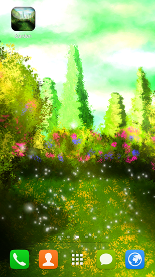 Écrans de Garden by Wallpaper art pour tablette et téléphone Android.