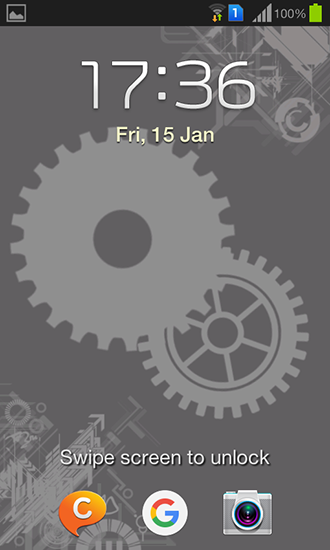 Screenshots of the Gears for Android tablet, phone.