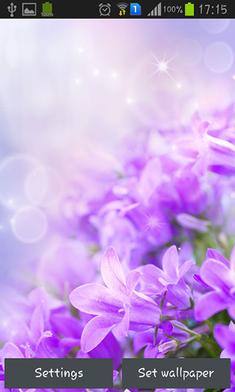 Gentle flowers - бесплатно скачать живые обои на Андроид телефон или планшет.