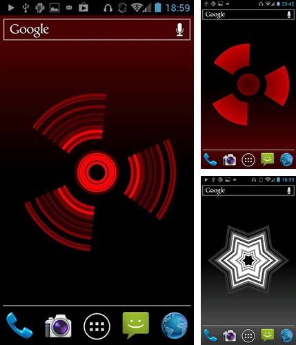 Kostenloses Android-Live Wallpaper Geometrische Musik. Vollversion der Android-apk-App Geometry music für Tablets und Telefone.