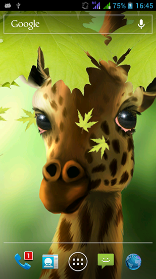 Giraffe HD - безкоштовно скачати живі шпалери на Андроїд телефон або планшет.