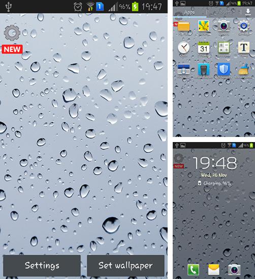 Kostenloses Android-Live Wallpaper Glas. Vollversion der Android-apk-App Glass für Tablets und Telefone.