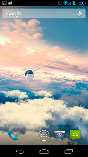 Glider in the sky
