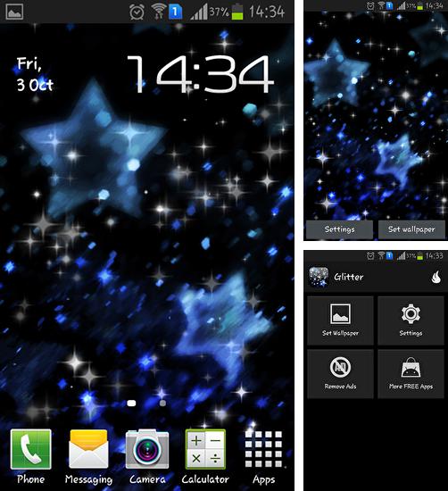Download live wallpaper Glitter for Android. Get full version of Android apk livewallpaper Glitter for tablet and phone.