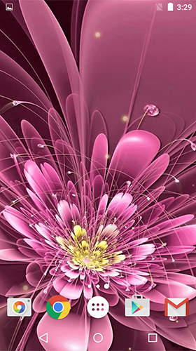 Glowing flowers by Free Wallpapers and Backgrounds - бесплатно скачать живые обои на Андроид телефон или планшет.