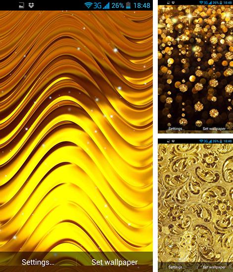 In addition to live wallpaper Mechanica weather for Android phones and tablets, you can also download Gold for free.