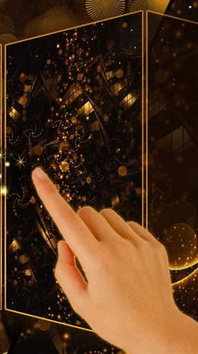 Golden shine - безкоштовно скачати живі шпалери на Андроїд телефон або планшет.