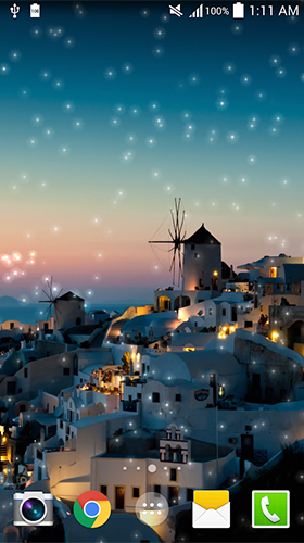 Screenshots of the Greece night for Android tablet, phone.