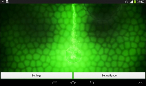 Kostenloses Android-Live Wallpaper Grünes Neon. Vollversion der Android-apk-App Green neon für Tablets und Telefone.