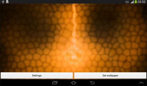 Screenshots do Neon verde para tablet e celular Android.