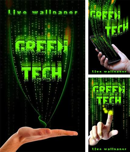 Download live wallpaper Green tech for Android. Get full version of Android apk livewallpaper Green tech for tablet and phone.