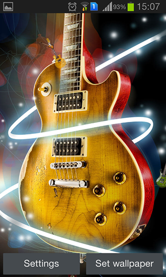 Guitar by Happy live wallpapers