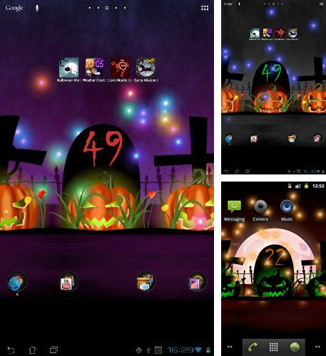 Kostenloses Android-Live Wallpaper Halloween. Vollversion der Android-apk-App Halloween für Tablets und Telefone.
