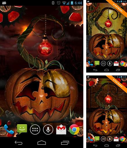 Descarga gratuita fondos de pantalla animados Día de todos los santos: steampunk para Android. Consigue la versión completa de la aplicación apk de Halloween steampunkin para tabletas y teléfonos Android.