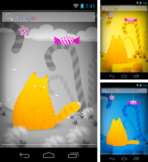En plus du fond d'écran Forêt de conte  pour téléphones et tablettes Android, vous pouvez aussi télécharger gratuitement Chat Hamlet , Hamlet the cat.