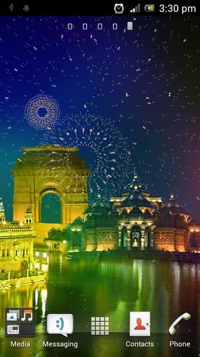 Happy diwali HD für Android spielen. Live Wallpaper Glückliches Diwali HD kostenloser Download.