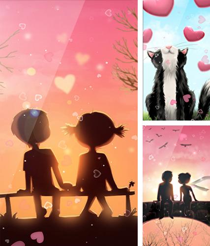 In addition to live wallpaper Dreamy place 3D for Android phones and tablets, you can also download Hearts by Webelinx Love Story Games for free.