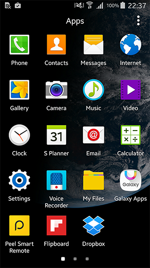Android タブレット、携帯電話用ひまわり8号のスクリーンショット。