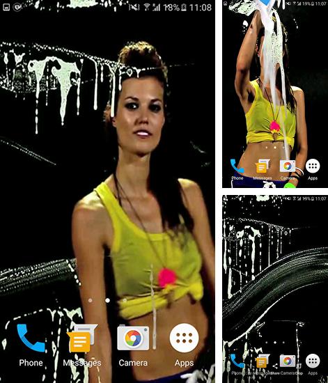 Kostenloses Android-Live Wallpaper Heißer Bildschirm. Vollversion der Android-apk-App Hot screen für Tablets und Telefone.