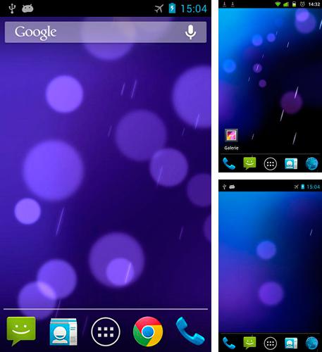 Kostenloses Android-Live Wallpaper ICS Phasenstrahl. Vollversion der Android-apk-App ICS phase beam für Tablets und Telefone.