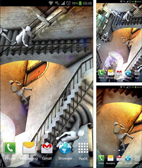 Download live wallpaper Impossible reality 3D for Android. Get full version of Android apk livewallpaper Impossible reality 3D for tablet and phone.