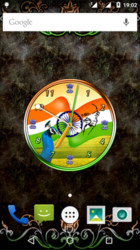 Screenshots von India clock by iPlay Store für Android-Tablet, Smartphone.