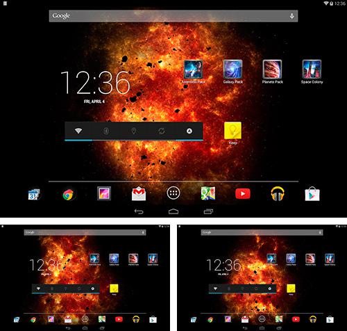 Télécharger le fond d'écran animé gratuit La galaxie infernale  . Obtenir la version complète app apk Android Inferno galaxy pour tablette et téléphone.