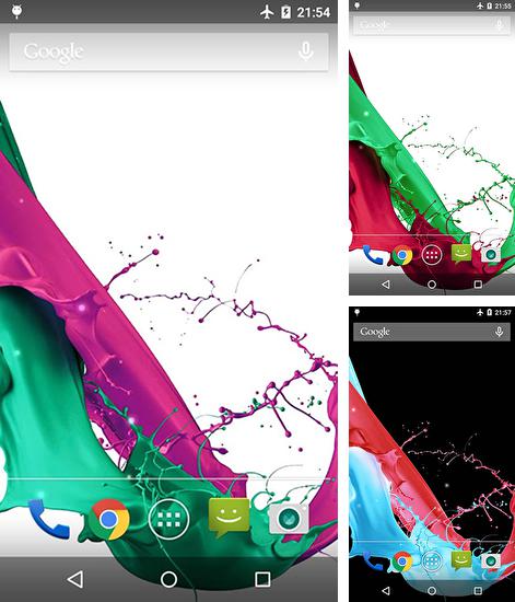 In addition to live wallpaper Magic for Android phones and tablets, you can also download Ink for free.