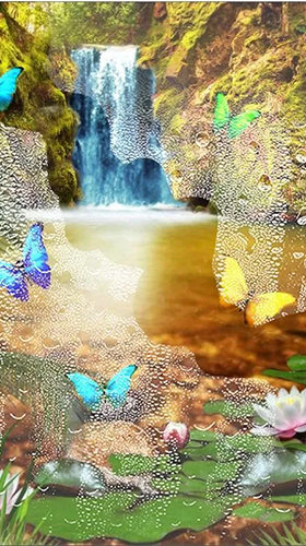 Jungle waterfall live wallpaper for