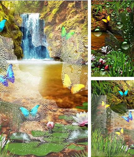 Télécharger le fond d'écran animé gratuit Cascade dans les jungles . Obtenir la version complète app apk Android Jungle waterfall pour tablette et téléphone.
