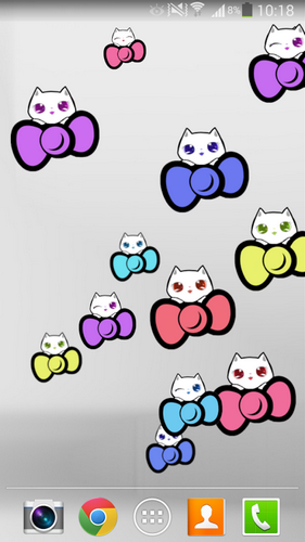 Kitty cute für Android spielen. Live Wallpaper Süße Kätzchen kostenloser Download.