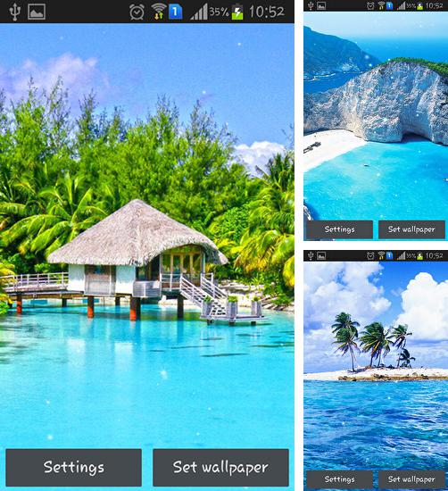 En plus du fond d'écran Cascade puissante  pour téléphones et tablettes Android, vous pouvez aussi télécharger gratuitement Lagune, Lagoon.