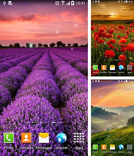 Kostenloses Android-Live Wallpaper Landschaft. Vollversion der Android-apk-App Landscape für Tablets und Telefone.