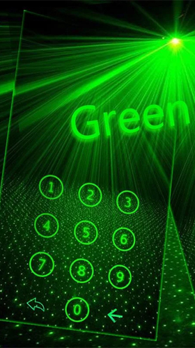 Laser green light - скриншоты живых обоев для Android.