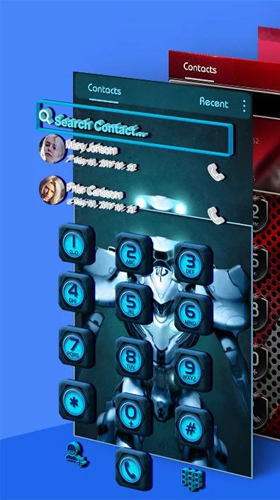 Screenshots of the Launcher 3D for Android tablet, phone.