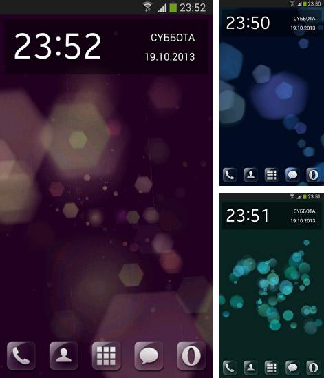 Kostenloses Android-Live Wallpaper Lichttropfen Pro. Vollversion der Android-apk-App Light drops pro für Tablets und Telefone.